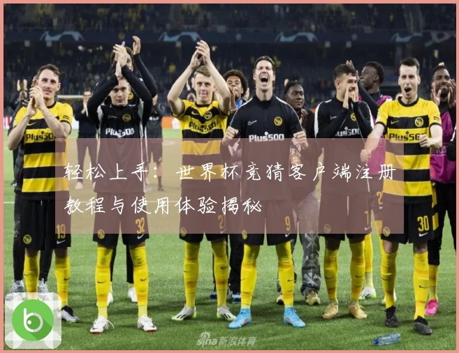 轻松上手：世界杯竞猜客户端注册教程与使用体验揭秘